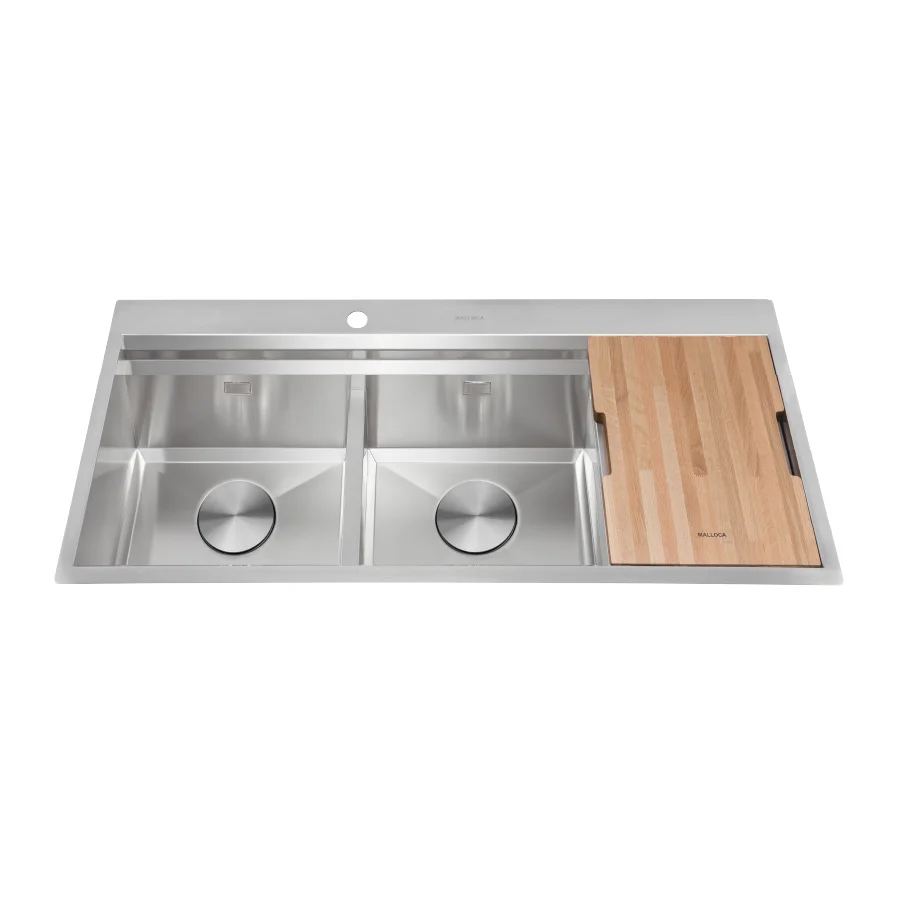 Chậu rửa chén 2 hố Malloca Slide MS1162R