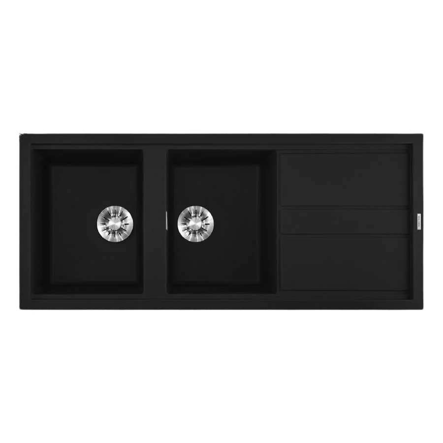 Chậu rửa chén đá granite Malloca Black K50086