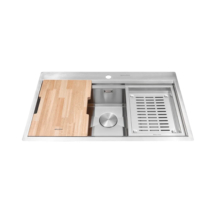 Chậu rửa chén 1 hố inox Malloca Slide MS861